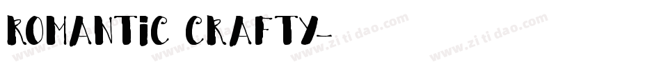 Romantic Crafty字体转换